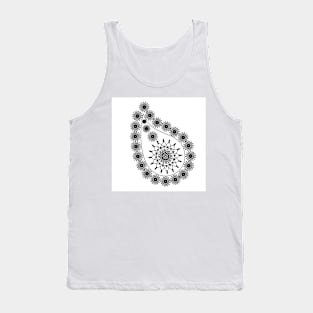 Graphic, geometric decorative, mandalas or henna design in vector. Tank Top